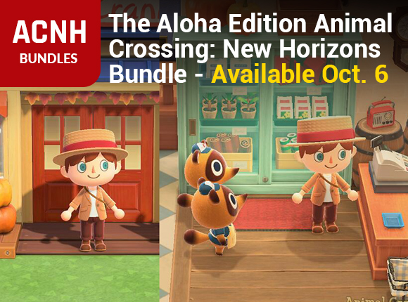 The Aloha Edition Animal Crossing: New Horizons Bundle - Available Oct. 6